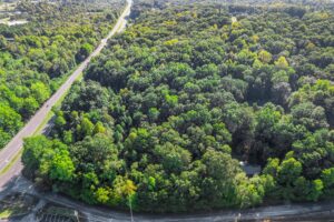 aerial view of land